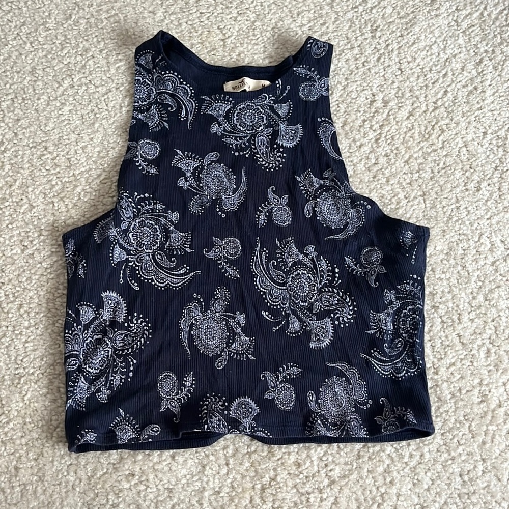 dark blue tank